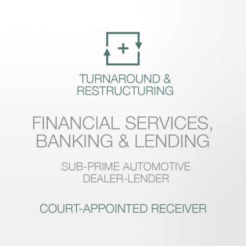 Financial Services, Banking & Lending